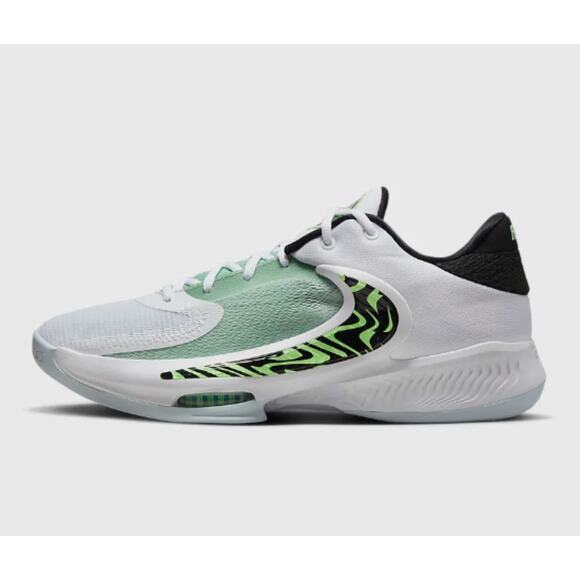 Nike Zoom Freak 4 Greek Coastline White Black & Volt 9.5M/11W